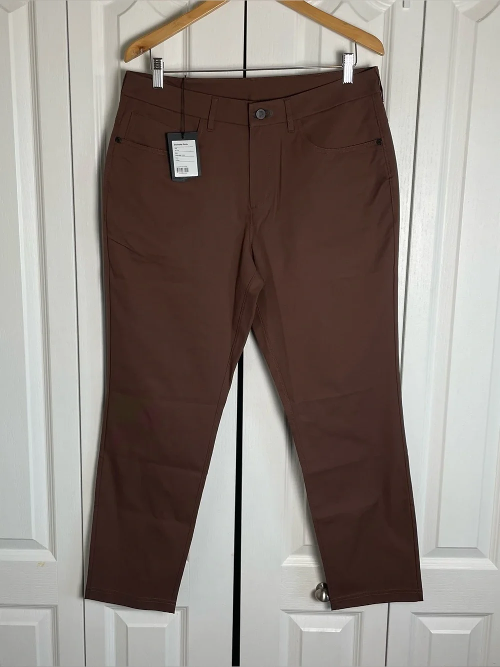 NEW Public Rec Dealmaker 5-pocket Pants Mens 33x30 Coffee Brown Golf Performance